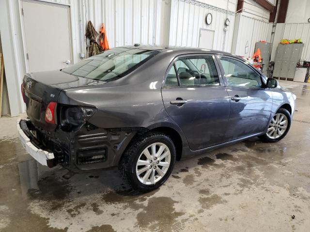 JTDBL40E099066141 - 2009 TOYOTA COROLLA BASE GRAY photo 3