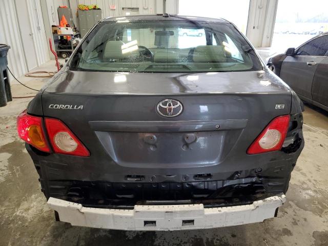 JTDBL40E099066141 - 2009 TOYOTA COROLLA BASE GRAY photo 6