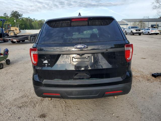 1FM5K8AR6JGB47763 - 2018 FORD EXPLORER POLICE INTERCEPTOR BLACK photo 6