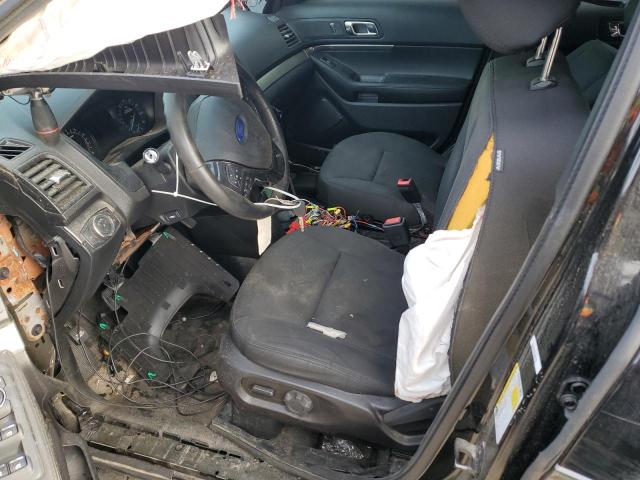 1FM5K8AR6JGB47763 - 2018 FORD EXPLORER POLICE INTERCEPTOR BLACK photo 7