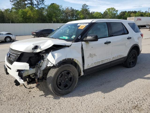 1FM5K8AR0GGC35796 - 2016 FORD EXPLORER POLICE INTERCEPTOR WHITE photo 1