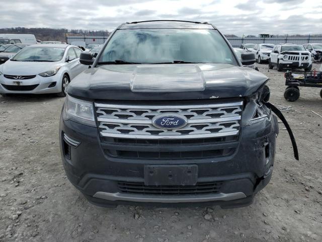 1FM5K7D86KGB21050 - 2019 FORD EXPLORER XLT BLACK photo 5