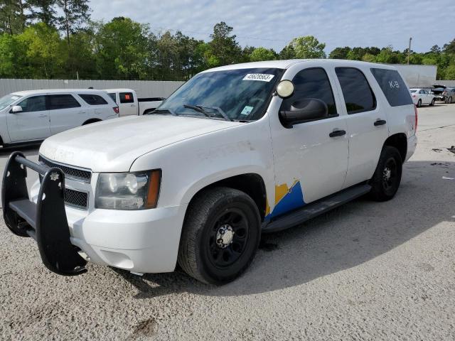 1GNLC2E00DR285526 - 2013 CHEVROLET TAHOE POLICE WHITE photo 1