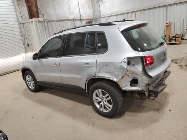 WVGBV7AX7HK000345 - 2017 VOLKSWAGEN TIGUAN S SILVER photo 2