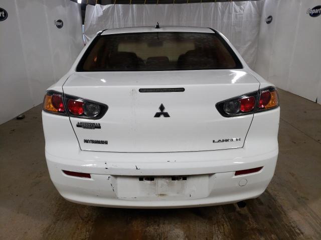 JA32U2FU9DU020408 - 2013 MITSUBISHI LANCER ES/ES SPORT WHITE photo 6