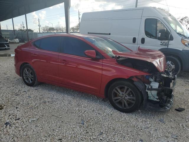 5NPD84LF8HH031576 - 2017 HYUNDAI ELANTRA SE RED photo 4