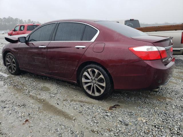 1HGCR2F59EA170149 - 2014 HONDA ACCORD SPORT BURGUNDY photo 2