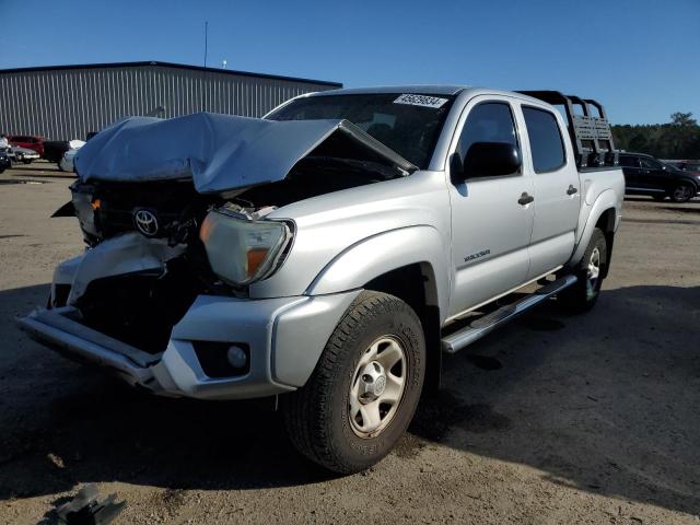 5TFJU4GN6DX036354 - 2013 TOYOTA TACOMA DOUBLE CAB PRERUNNER SILVER photo 1