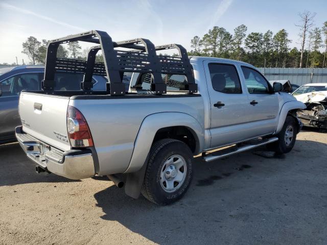 5TFJU4GN6DX036354 - 2013 TOYOTA TACOMA DOUBLE CAB PRERUNNER SILVER photo 3