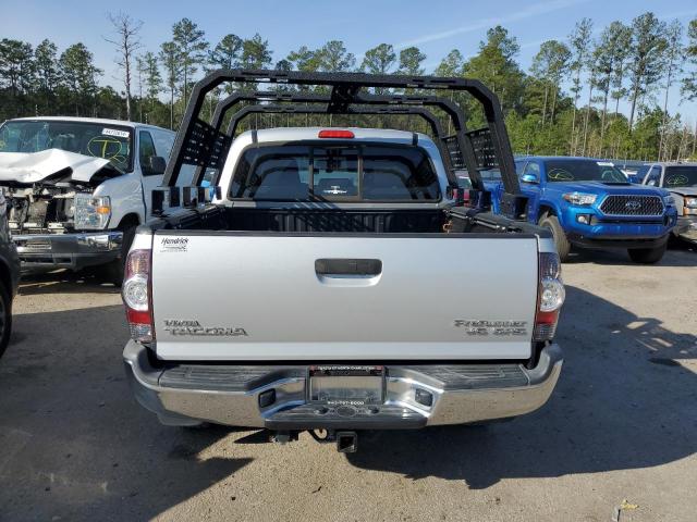 5TFJU4GN6DX036354 - 2013 TOYOTA TACOMA DOUBLE CAB PRERUNNER SILVER photo 6