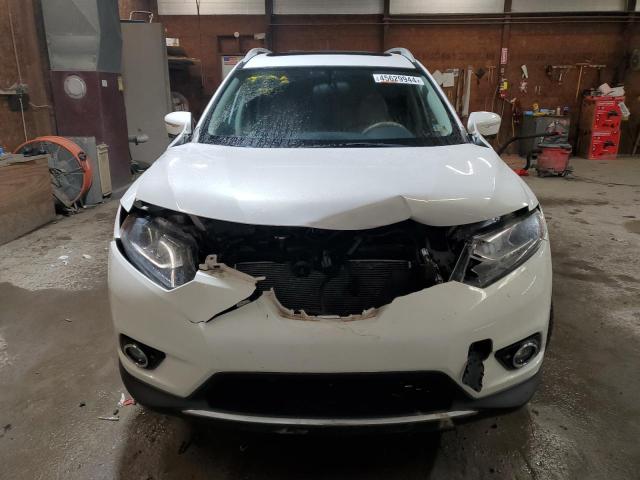 5N1AT2MV7EC774115 - 2014 NISSAN ROGUE S WHITE photo 5