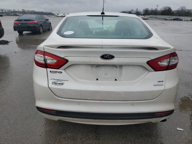 3FA6P0HR1DR181405 - 2013 FORD FUSION SE WHITE photo 6