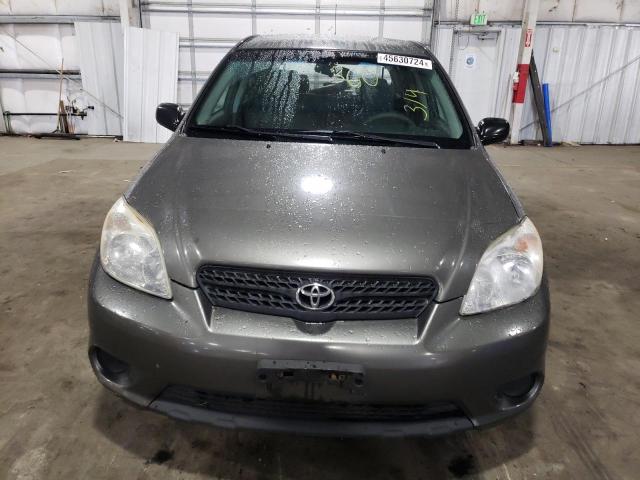 2T1KR32E97C673166 - 2007 TOYOTA COROLLA MA XR GRAY photo 5