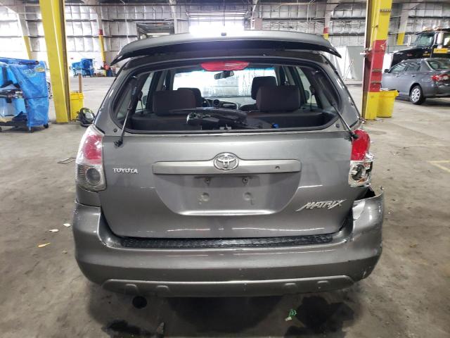 2T1KR32E97C673166 - 2007 TOYOTA COROLLA MA XR GRAY photo 6