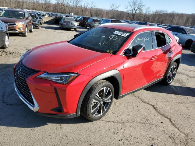 JTHX9JBH1L2034257 - 2020 LEXUS UX 250H RED photo 1