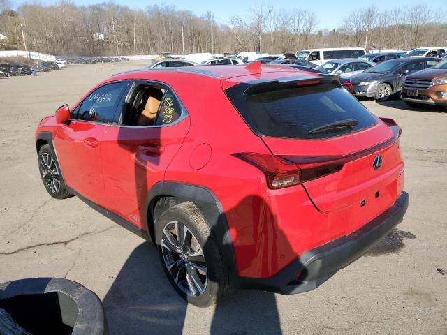 JTHX9JBH1L2034257 - 2020 LEXUS UX 250H RED photo 2