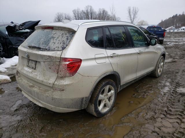 5UXWX9C58E0D25764 - 2014 BMW X3 XDRIVE28I SILVER photo 3