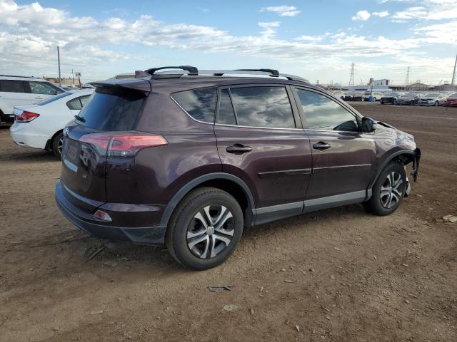 2T3ZFREV2JW407121 - 2018 TOYOTA RAV4 LE PURPLE photo 3