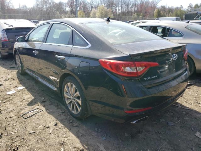 5NPE34AF7GH273179 - 2016 HYUNDAI SONATA SPORT BLACK photo 2