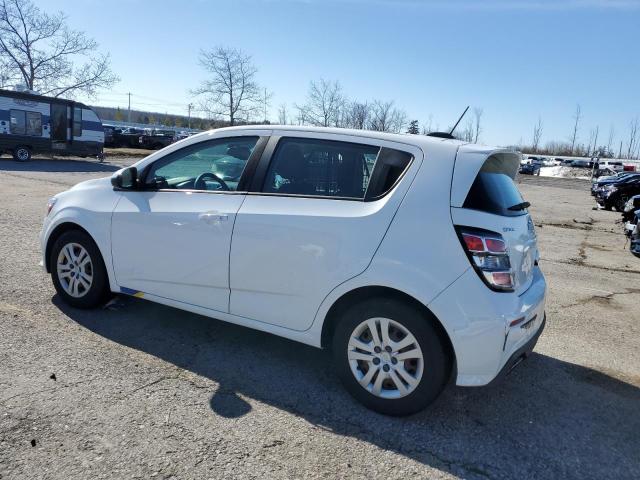 1G1JG6SB3K4144986 - 2019 CHEVROLET SONIC WHITE photo 2
