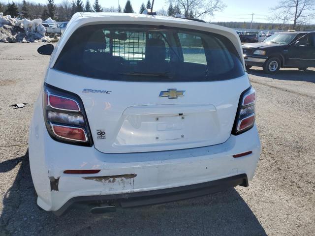 1G1JG6SB3K4144986 - 2019 CHEVROLET SONIC WHITE photo 6