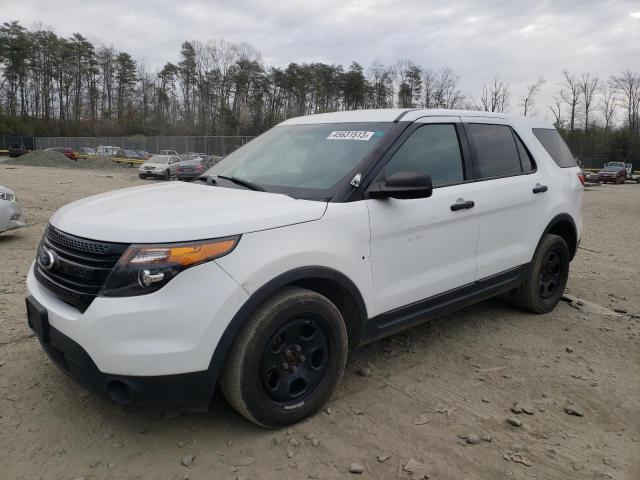1FM5K8ARXFGA29089 - 2015 FORD EXPLORER POLICE INTERCEPTOR WHITE photo 1