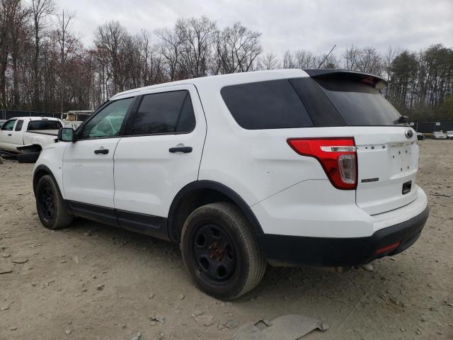 1FM5K8ARXFGA29089 - 2015 FORD EXPLORER POLICE INTERCEPTOR WHITE photo 2