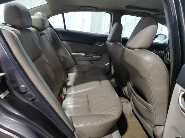 19XFB2F93CE054166 - 2012 HONDA CIVIC EXL ნაცრისფერი ფოტო 10