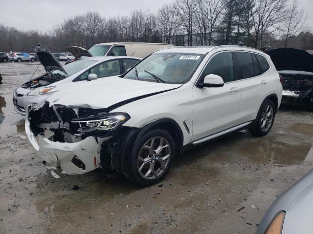 5UX53DP01N9J43129 - 2022 BMW X3 XDRIVE30I WHITE photo 1