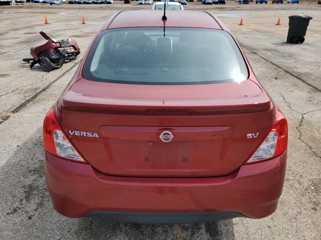 3N1CN7AP3HK411645 - 2017 NISSAN VERSA S BURGUNDY photo 6