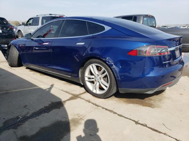 5YJSA1E23FF108404 - 2015 TESLA MODEL S 蓝色 照片 2