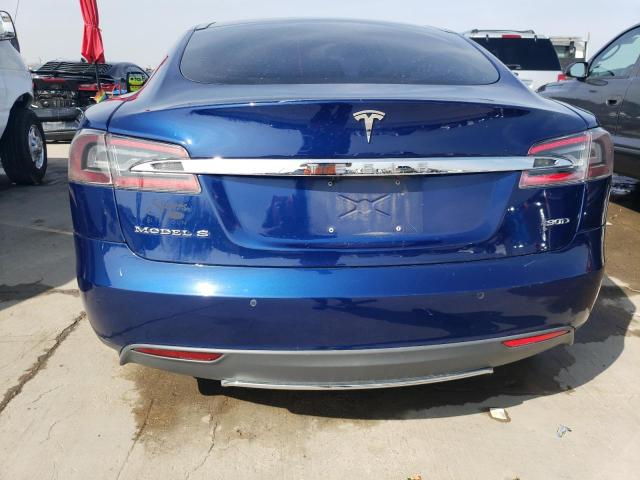 5YJSA1E23FF108404 - 2015 TESLA MODEL S 蓝色 照片 6