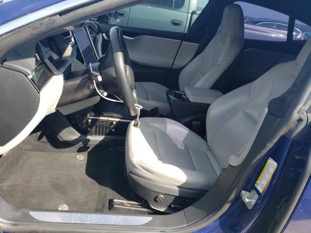 5YJSA1E23FF108404 - 2015 TESLA MODEL S 蓝色 照片 7