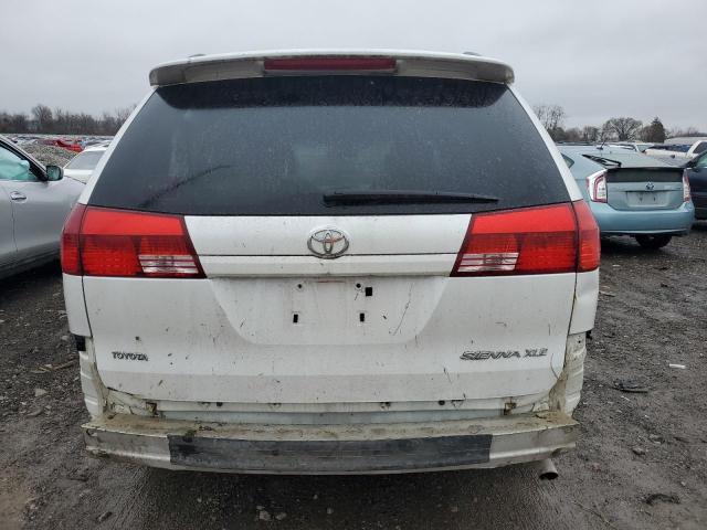 5TDZA22C64S189540 - 2004 TOYOTA SIENNA XLE WHITE photo 6