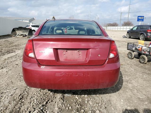1G8AJ55F67Z111115 - 2007 SATURN ION LEVEL 2 ბურგუნდია ფოტო 6