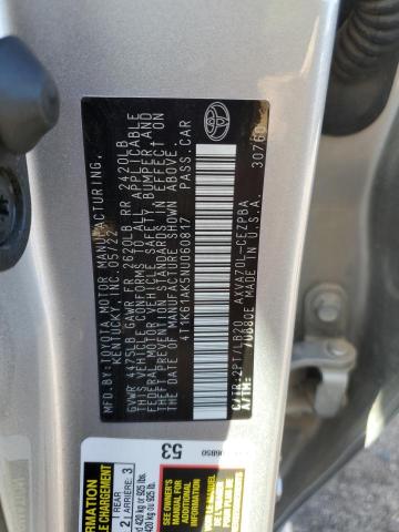 4T1K61AK5NU060817 - 2022 TOYOTA CAMRY XSE SILVER photo 13