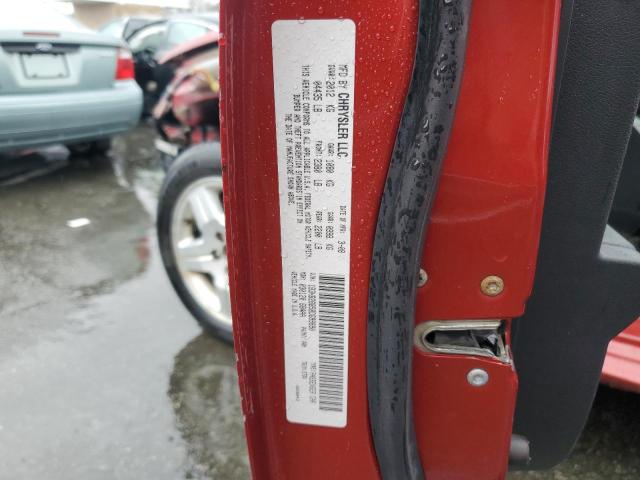 1B3HB28B58D699890 - 2008 DODGE CALIBER RED photo 13