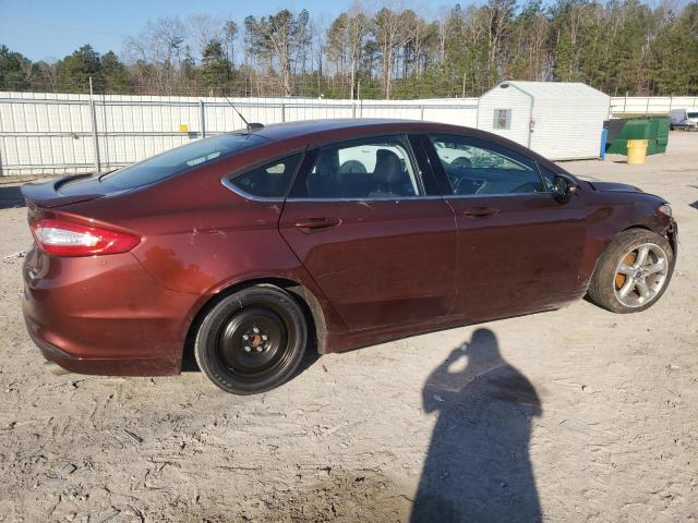 3FA6P0HD1FR175949 - 2015 FORD FUSION SE MAROON photo 3