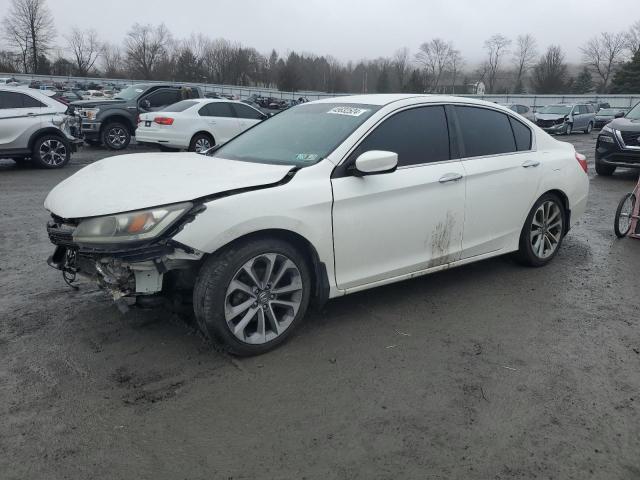 1HGCR2F59DA125565 - 2013 HONDA ACCORD SPORT WHITE photo 1