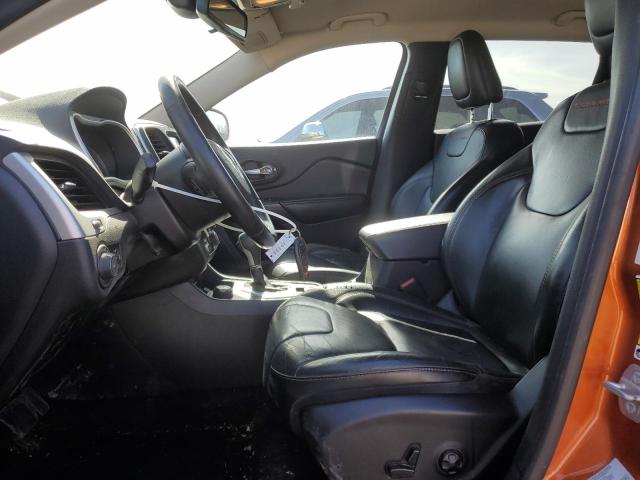 1C4PJMBS9GW221458 - 2016 JEEP CHEROKEE TRAILHAWK ORANGE photo 7