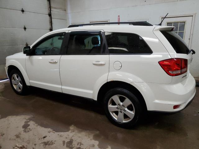 3C4PDCBG0CT290441 - 2012 DODGE JOURNEY SXT WHITE photo 2