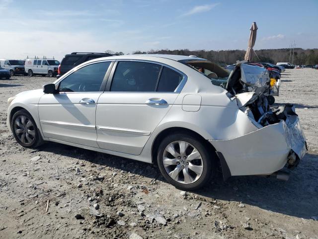 1HGCP36878A021393 - 2008 HONDA ACCORD EXL WHITE photo 2