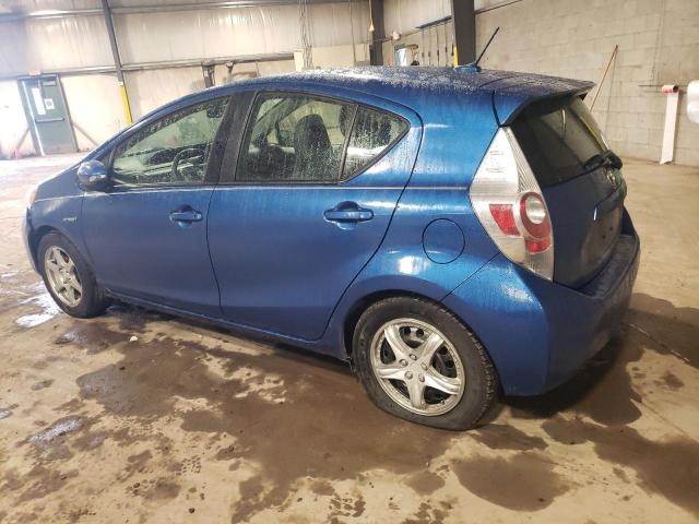 JTDKDTB36C1013811 - 2012 TOYOTA PRIUS C BLUE photo 2