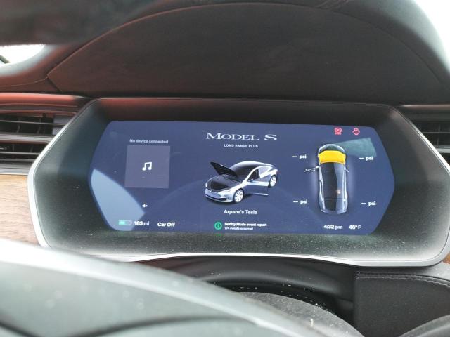 5YJSA1E26LF385169 - 2020 TESLA MODEL S Մոխրագույն լուսանկար 9