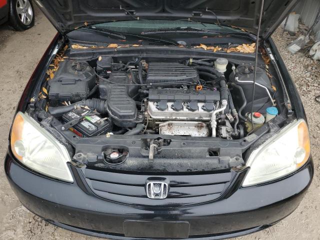 2HGES16542H523479 - 2002 HONDA CIVIC LX BLACK photo 11