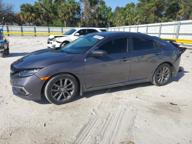 19XFC1F72KE006484 - 2019 HONDA CIVIC EXL ნაცრისფერი ფოტო 1