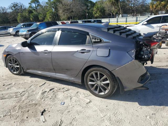 19XFC1F72KE006484 - 2019 HONDA CIVIC EXL ნაცრისფერი ფოტო 2