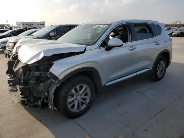 5NMS33AD2KH038674 - 2019 HYUNDAI SANTA FE SEL SILVER photo 1