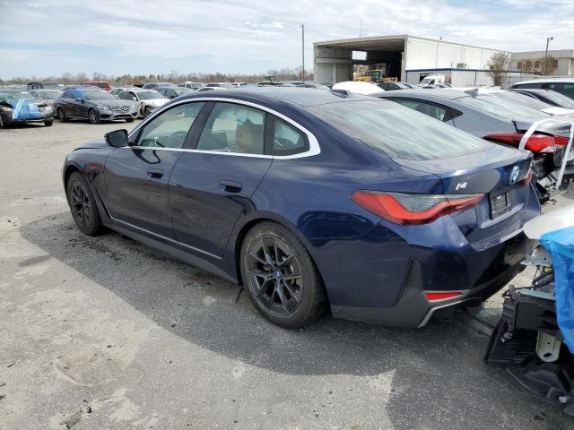 WBY73AW00NFN22469 - 2022 BMW I4 EDRIVE4 蓝色 照片 2