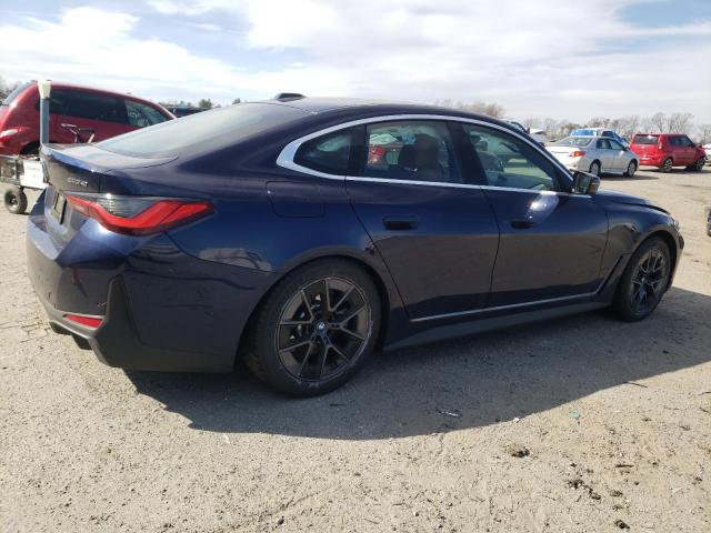 WBY73AW00NFN22469 - 2022 BMW I4 EDRIVE4 蓝色 照片 3